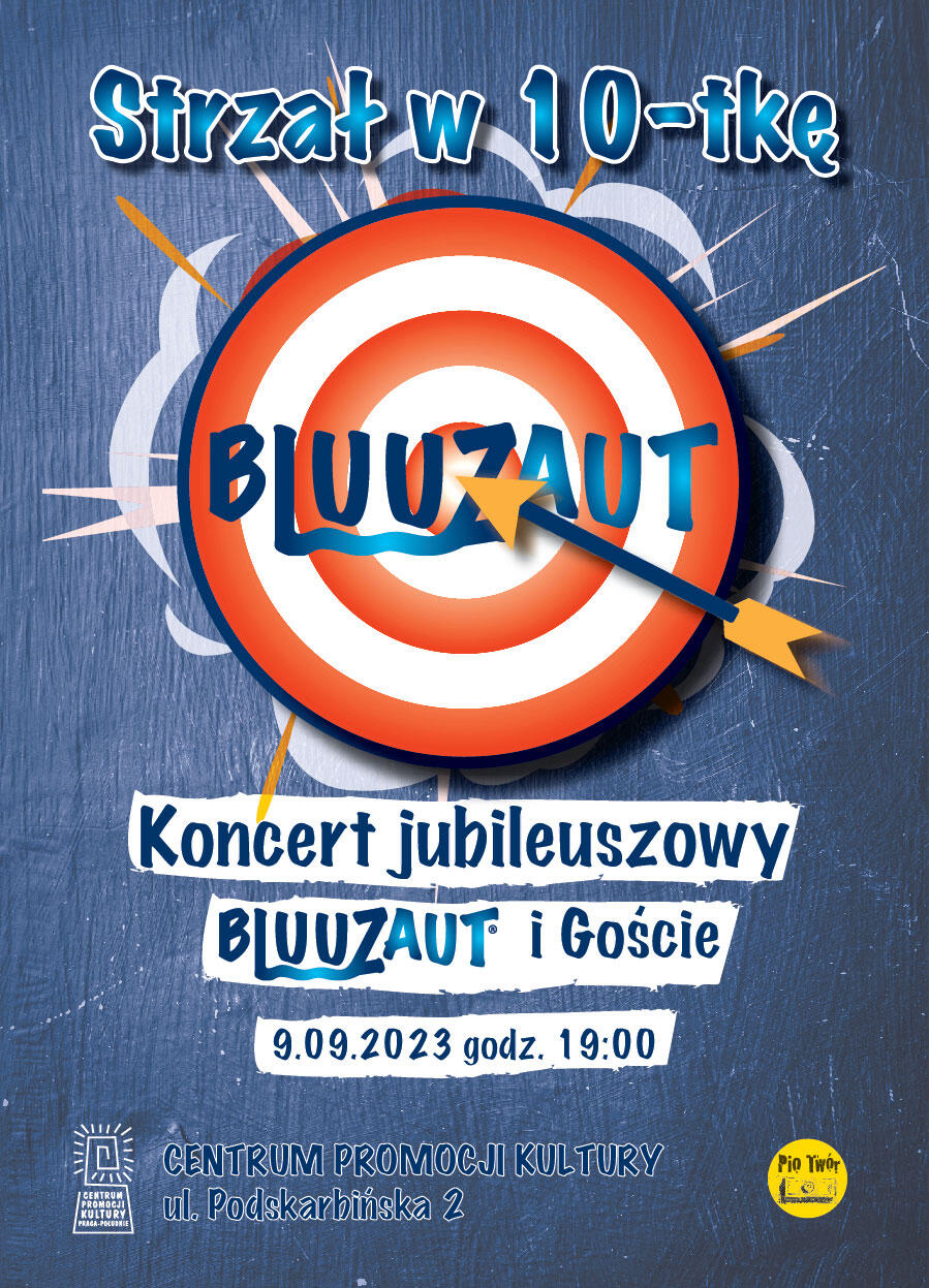 Poster for blues band Bluuzaut