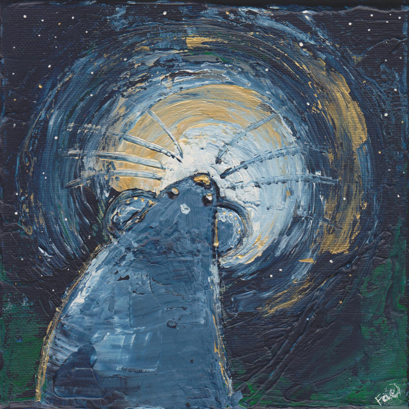 Personal work; Acrylic paint on canvas